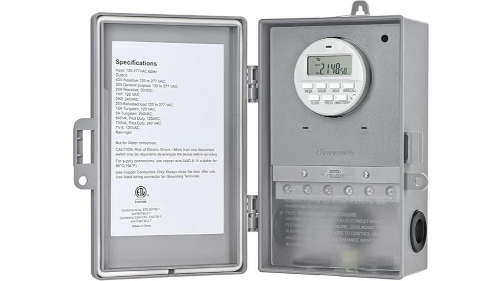 digital timer for pools