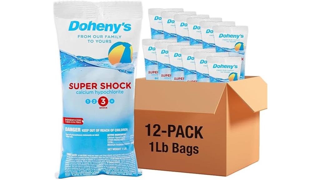 dohenys pool shock bags