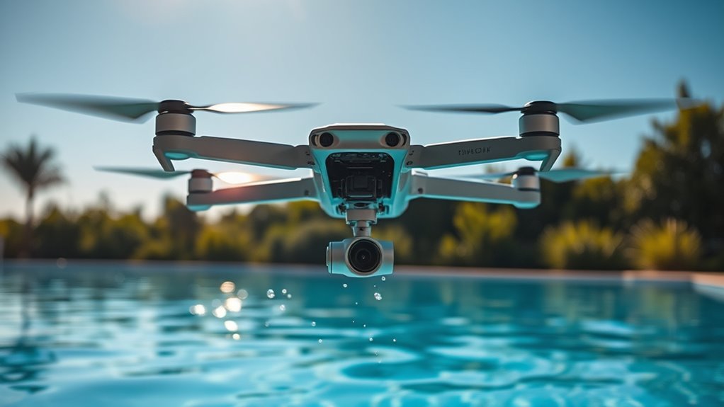 drone technology for pools
