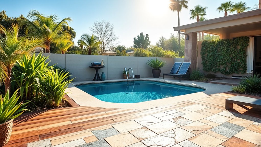 eco friendly pool materials