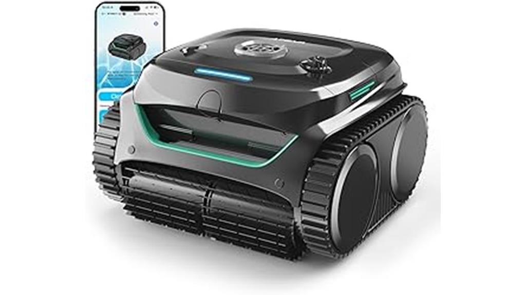 efficient robotic pool cleaner