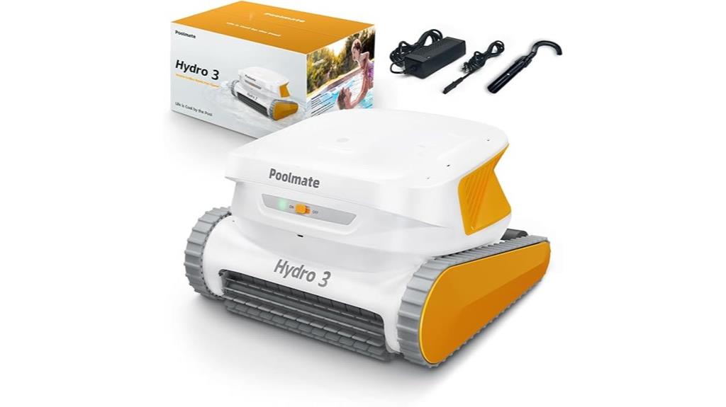efficient robotic pool cleaner