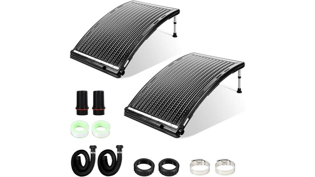 enhanced solar pool heating
