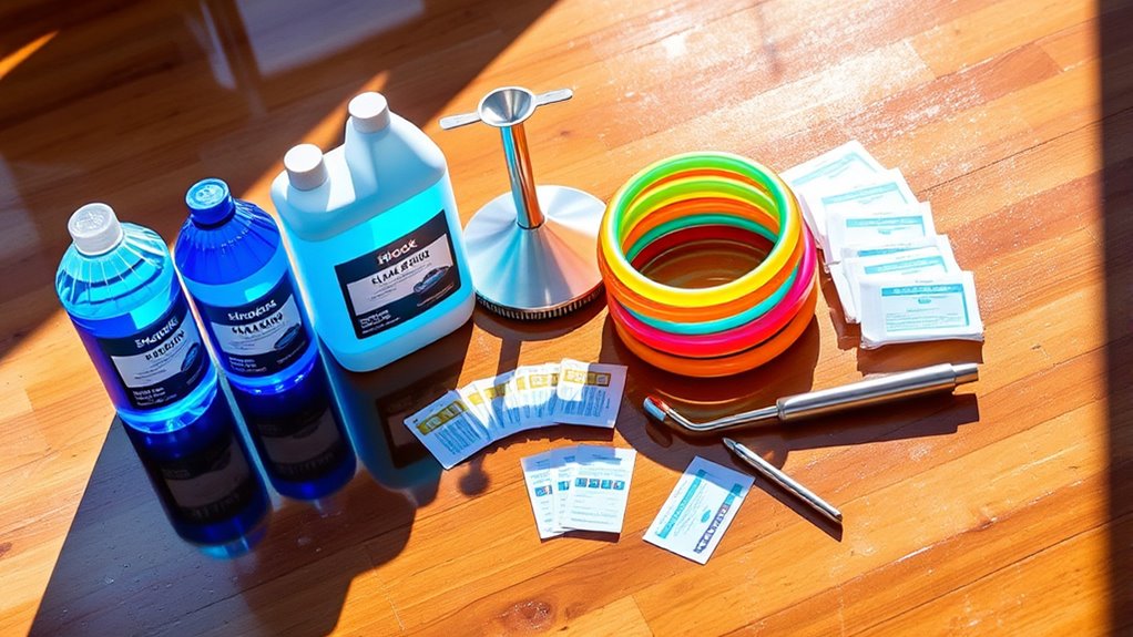 essential pool maintenance supplies