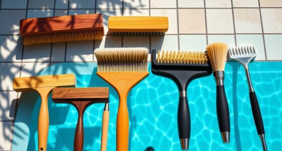 evolution of pool brushes