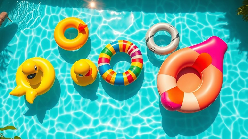 evolution of pool floats