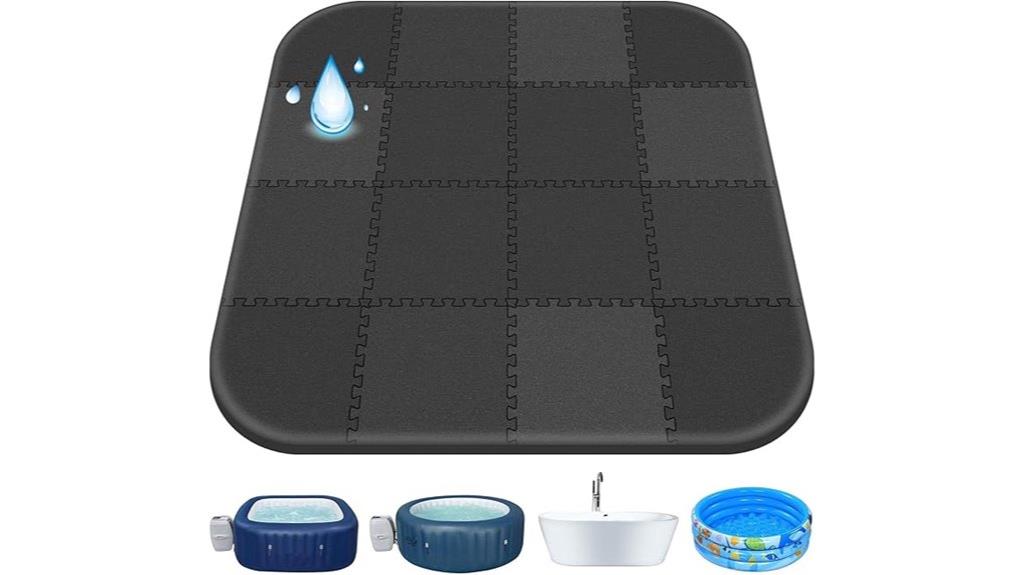 extra thick hot tub mat