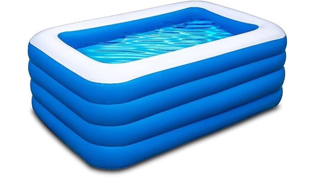 family inflatable swimming pool