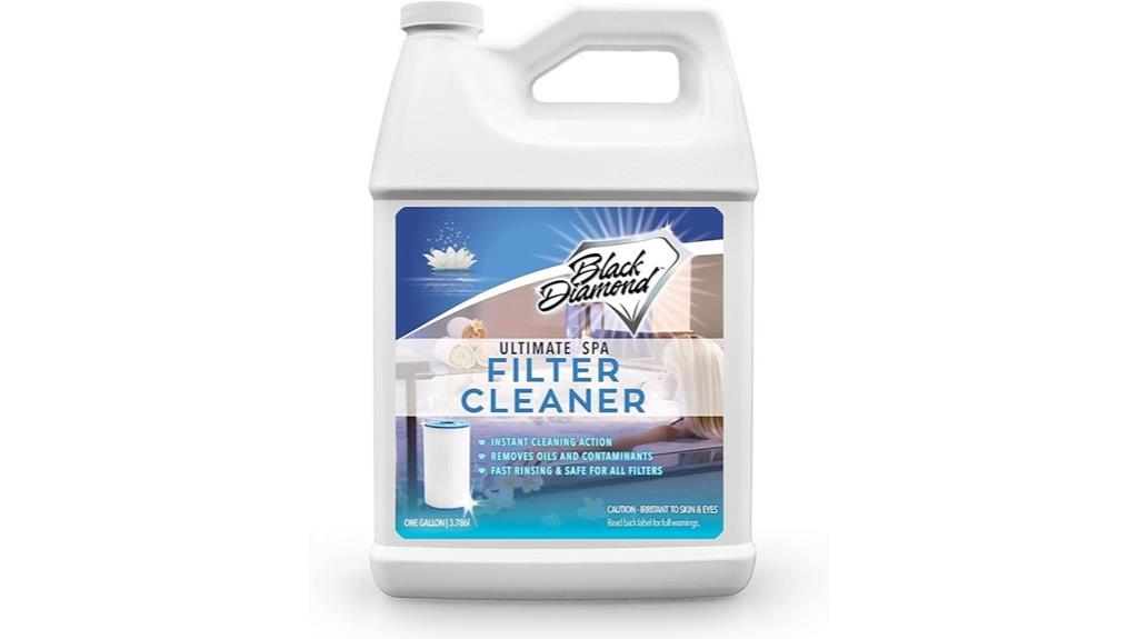 fast acting spa filter cleaner