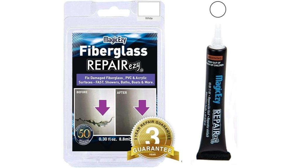 fibreglass repair kit white