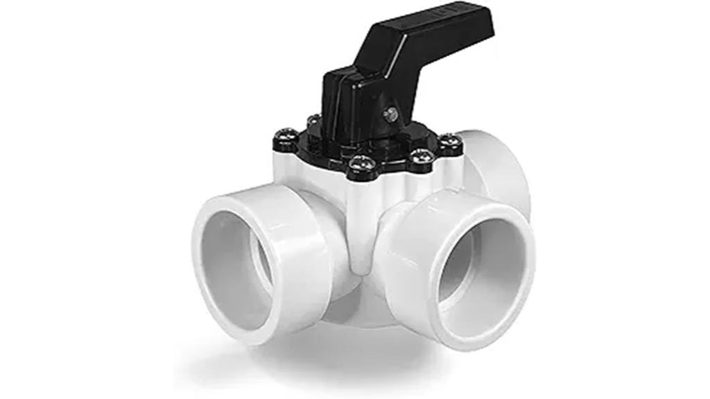fibropool 3 way diverter valve