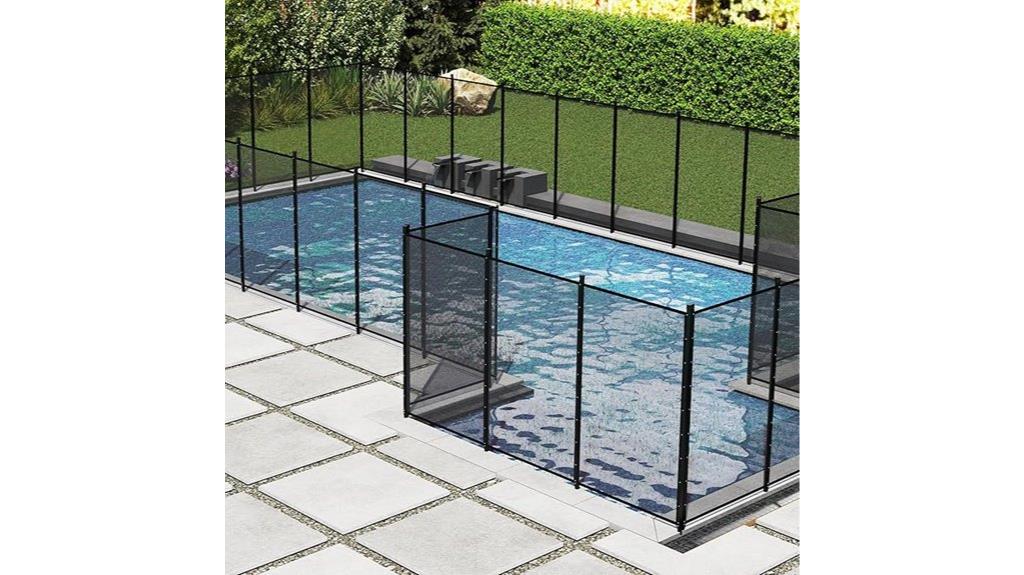 flexible diy pool fence