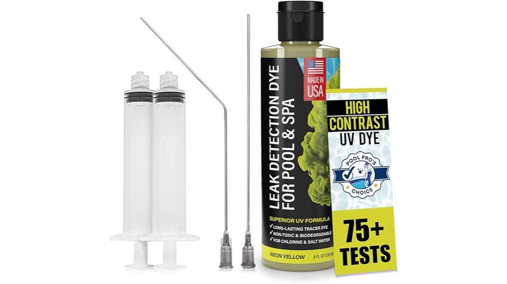 fluorescent yellow leak detection
