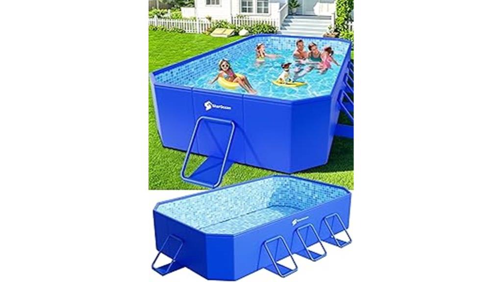 foldable non inflatable swimming pool
