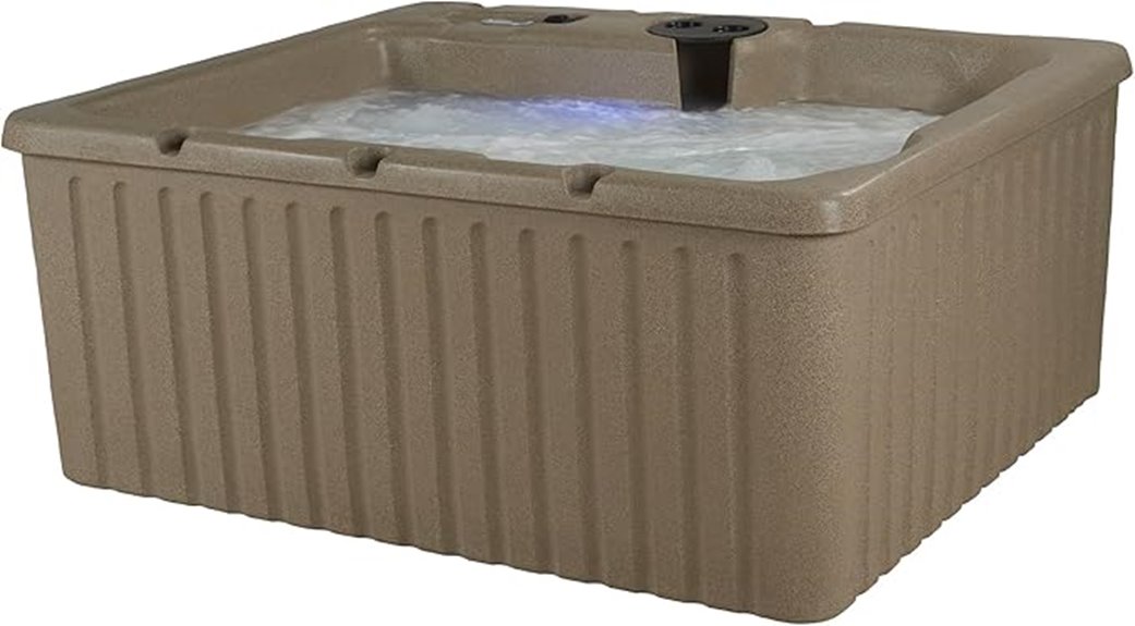 four person hot tub model
