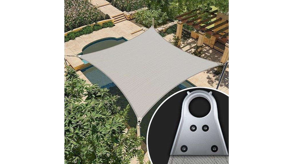 grey square sun shade