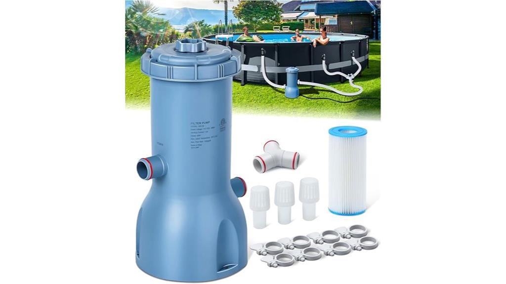 high capacity pool filtration system