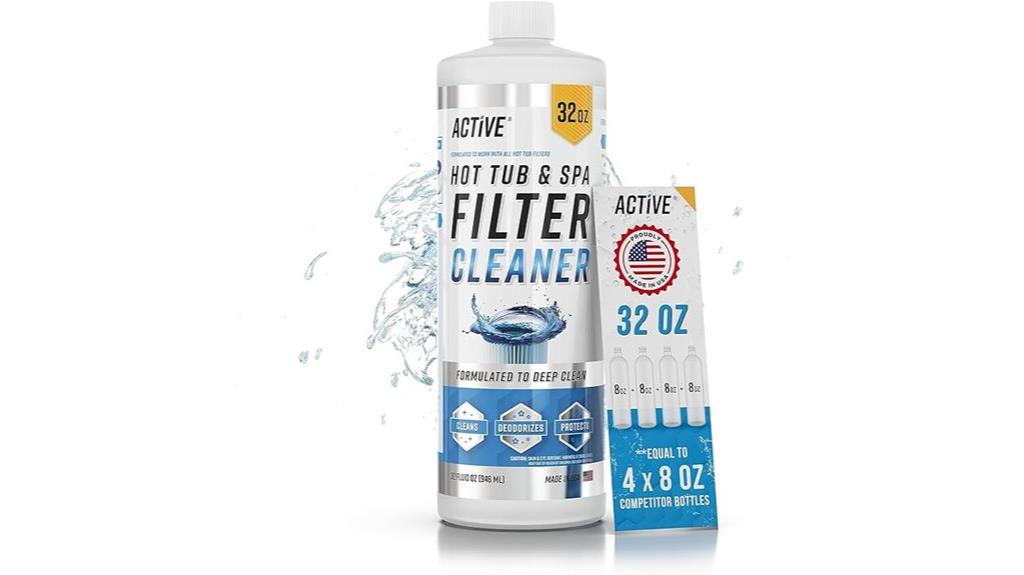 hot tub filter cleaner