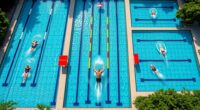 ideal swimming training pools
