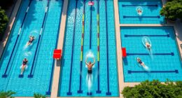 ideal swimming training pools