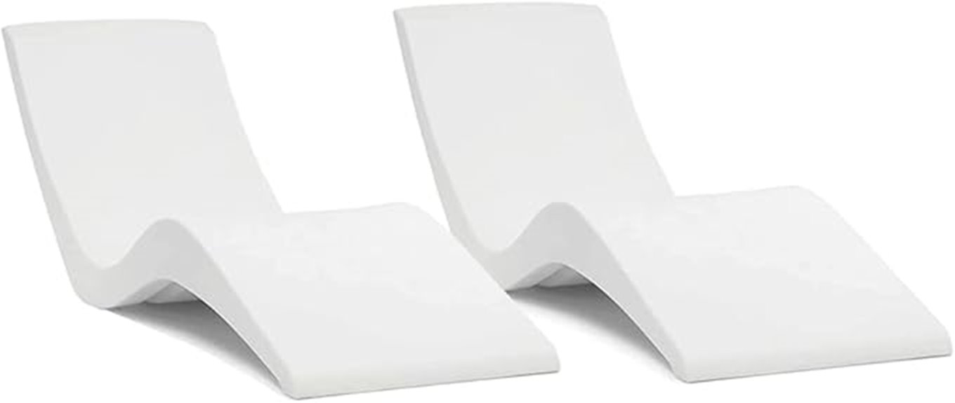 in pool lounger set 2