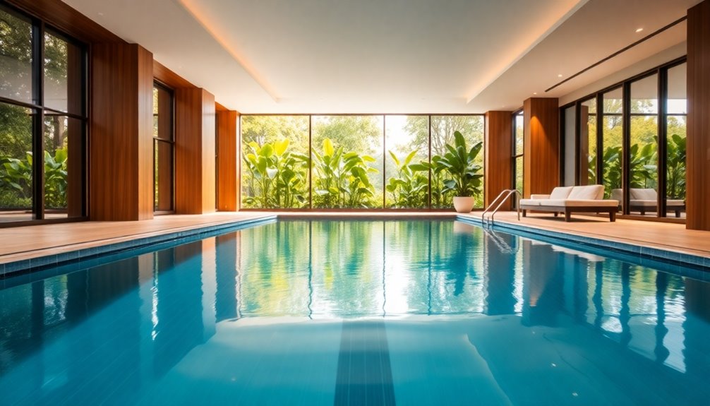 indoor pools offer convenience