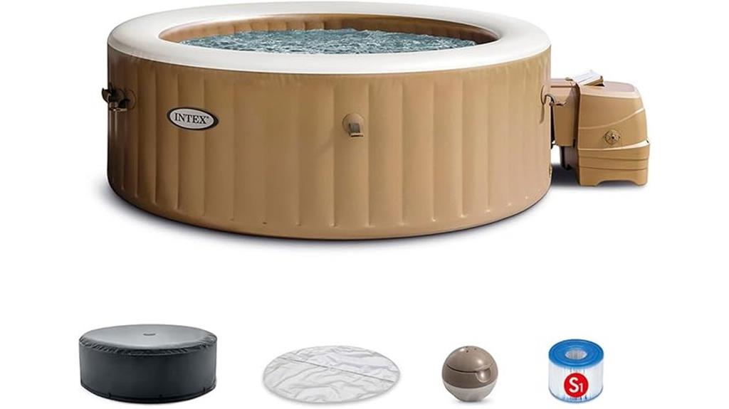 inflatable bubble massage spa