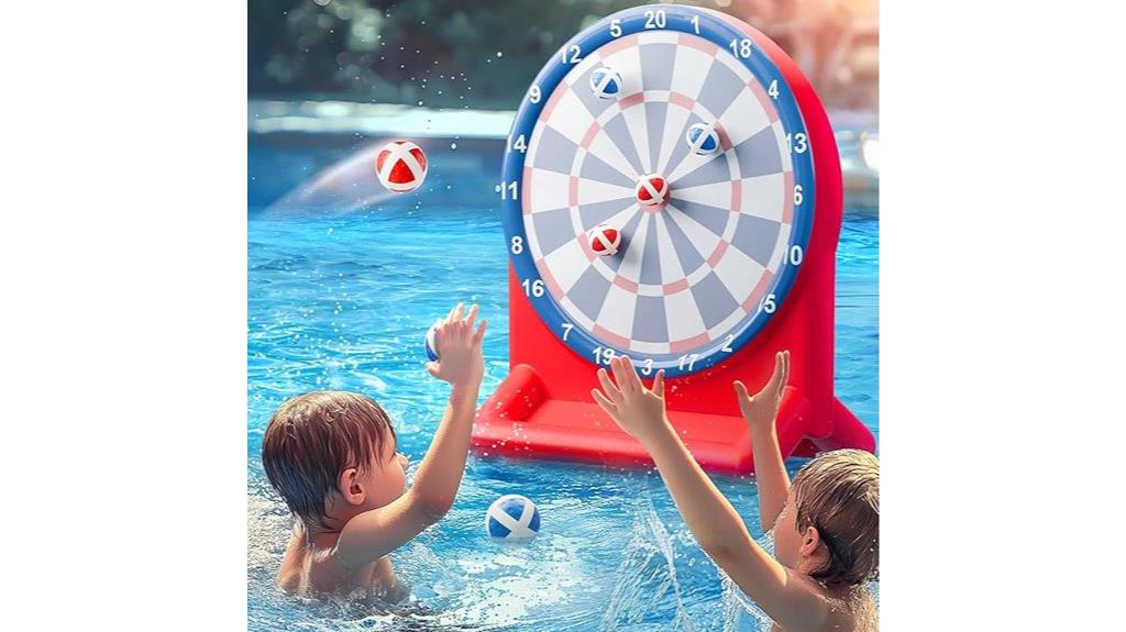inflatable dart board toys