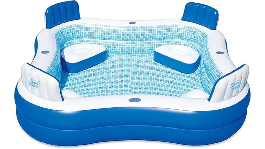 inflatable family pool set