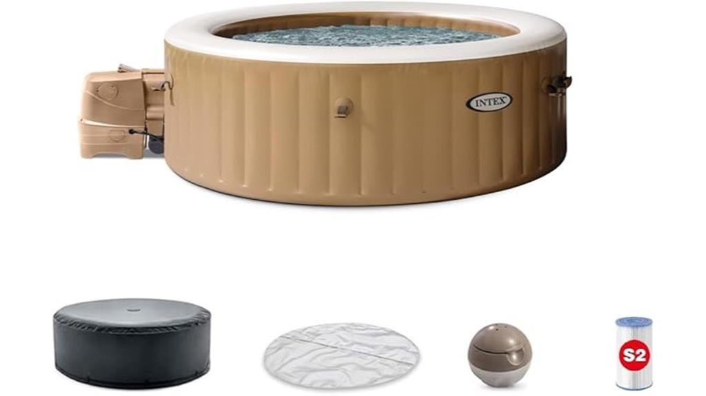 inflatable hot tub set