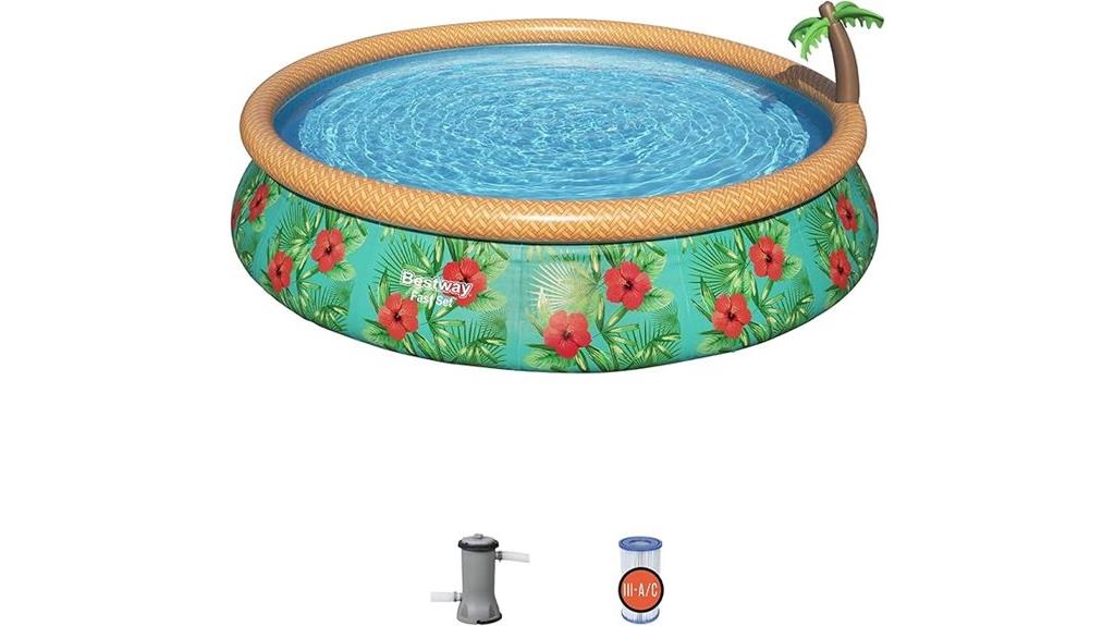 inflatable paradise swimming pool