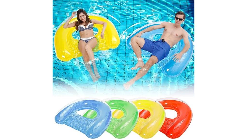inflatable pool float chairs