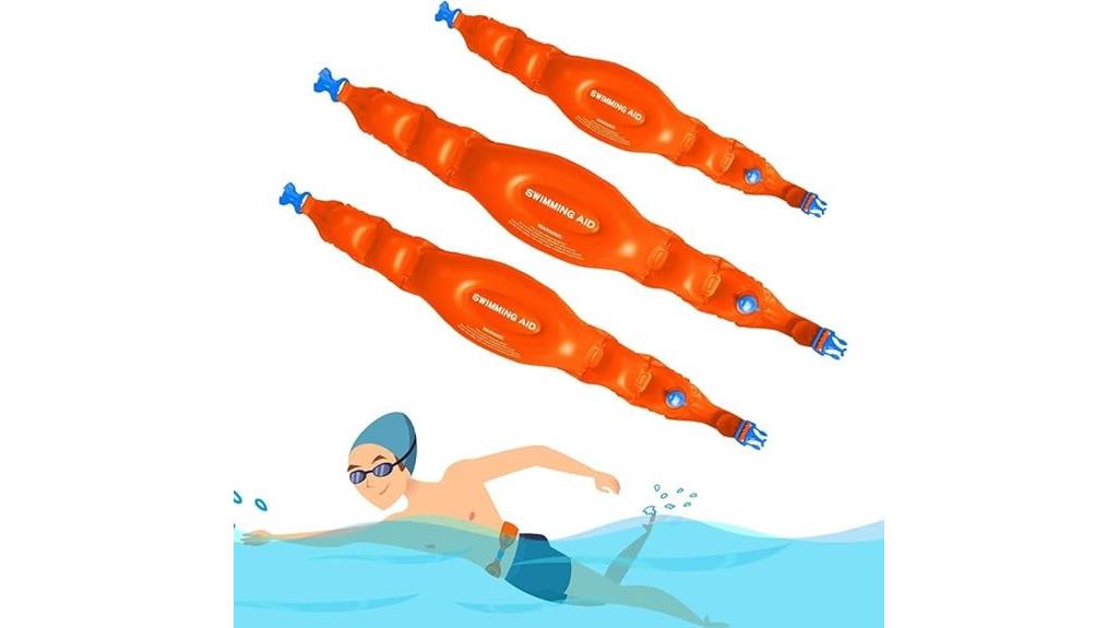 inflatable swimming training aid