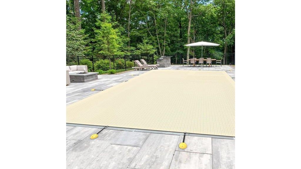 inground pool winter cover