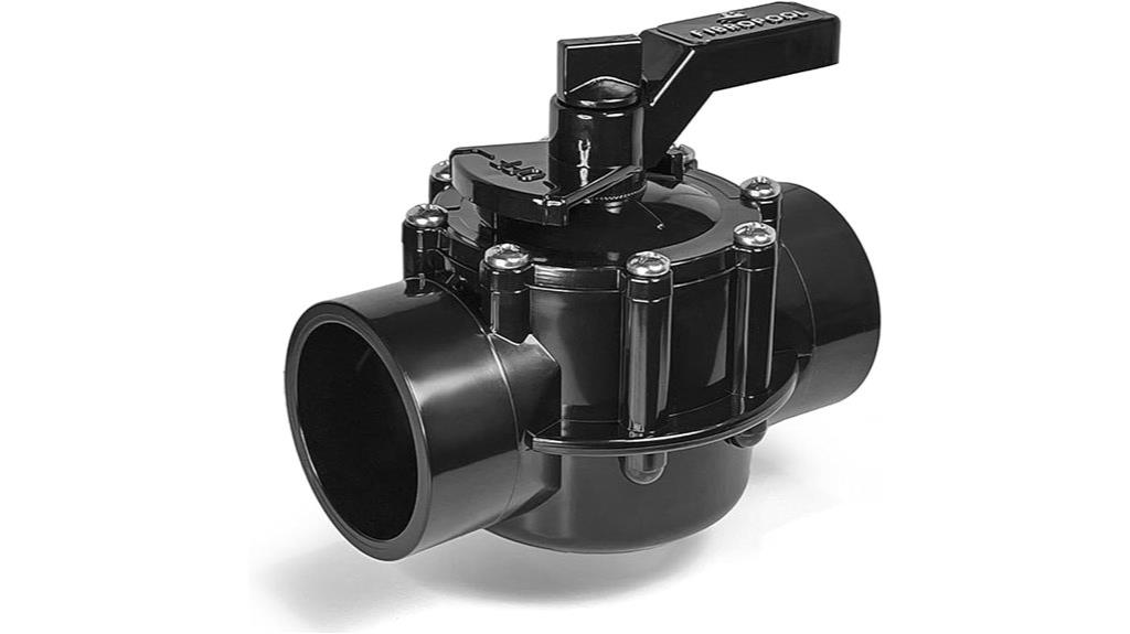 inline diverter valve for pools