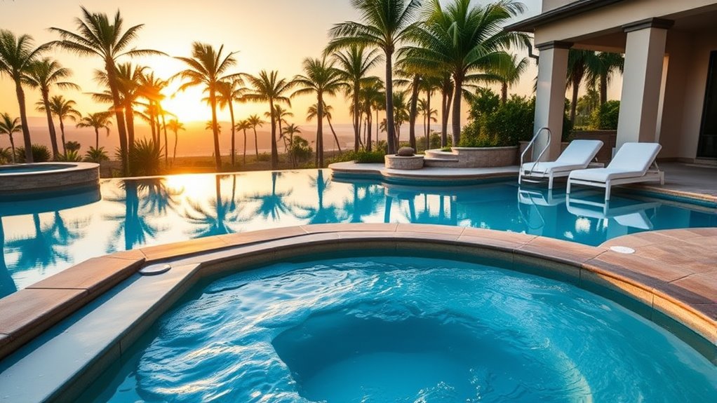 integrated hot tub designs