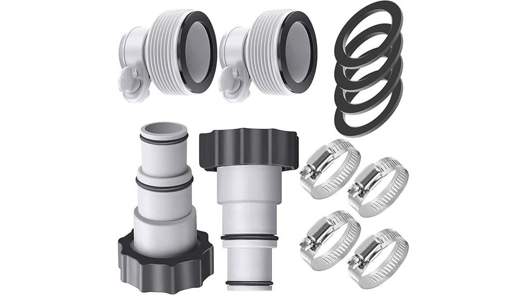 intex pool pump adapters