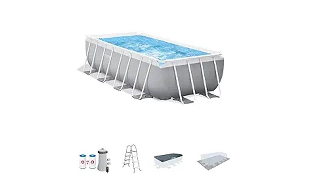 intex rectangular above ground pool