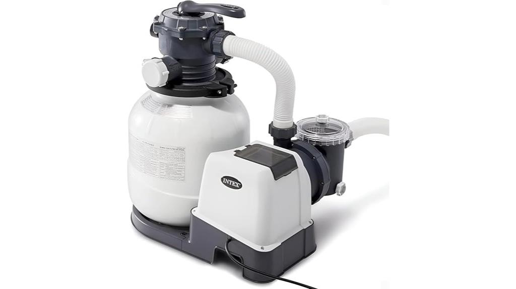 intex sand filter pump