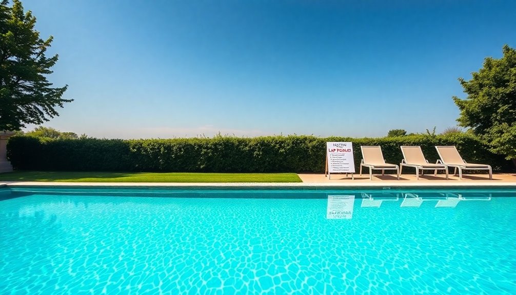lap pool pricing categories