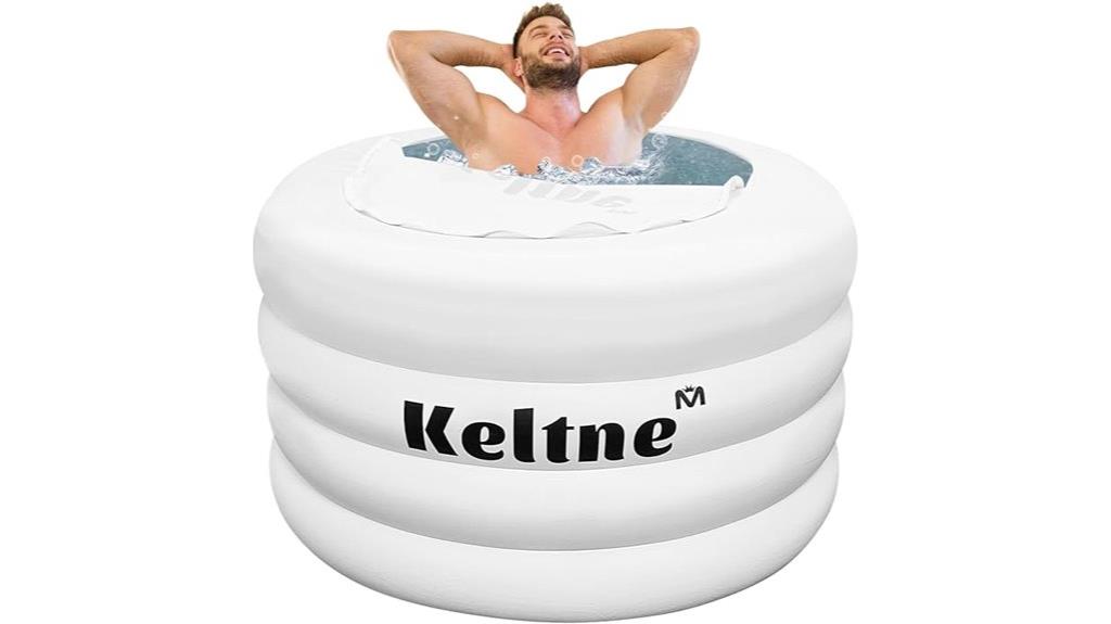 large inflatable ice bath