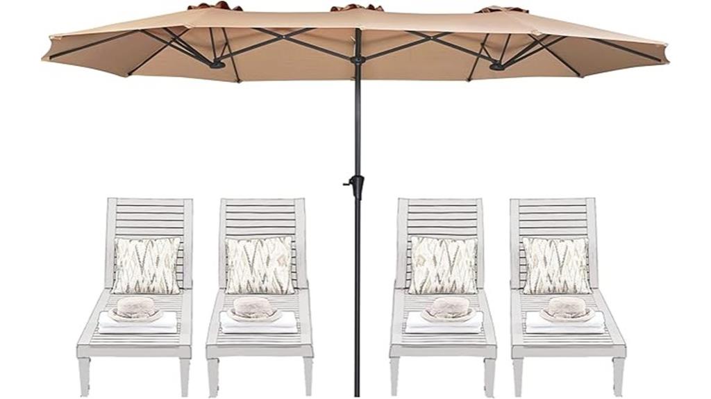 large outdoor patio umbrella