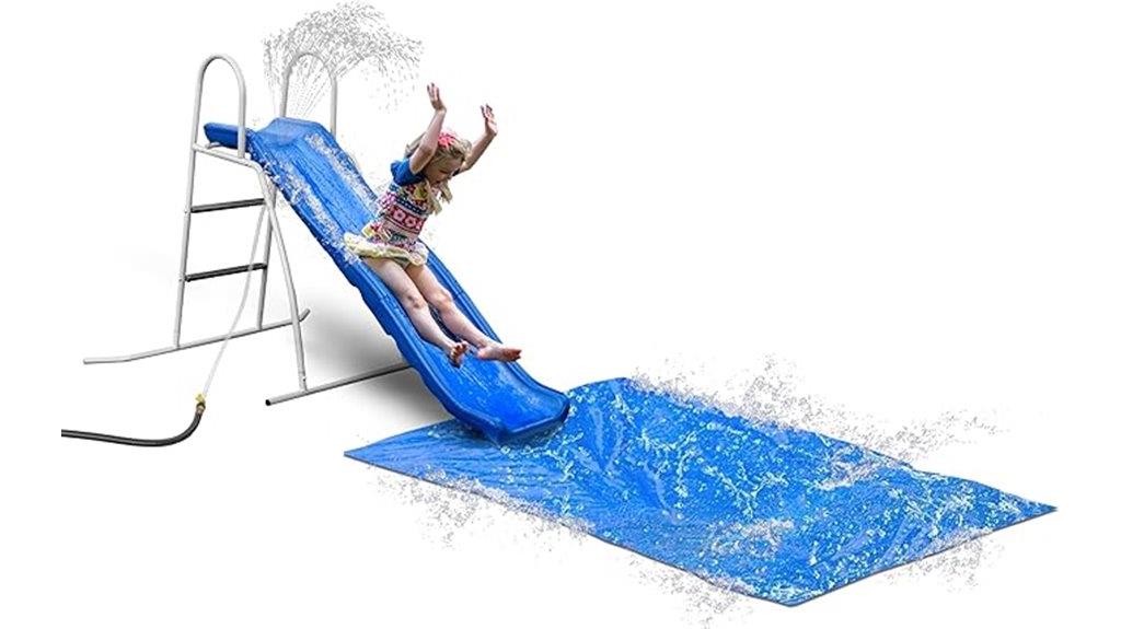 lawn water slide fun