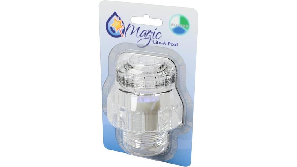 led pool lighting jet