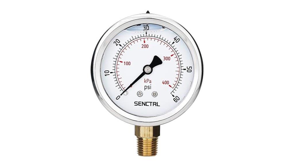 low pressure glycerin gauge
