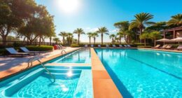luxury saltwater swim spas