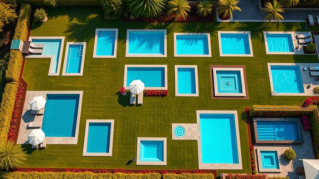 modular pools for backyards