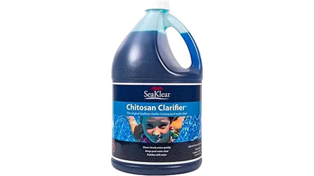 natural pool clarifier solution