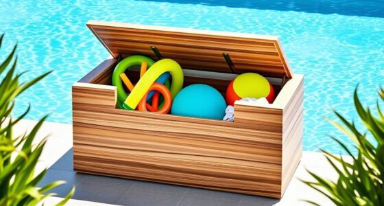 organize pool gear efficiently