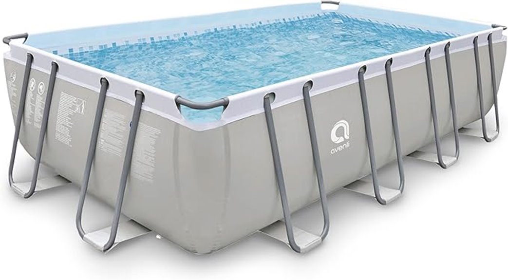 outdoor above ground pool